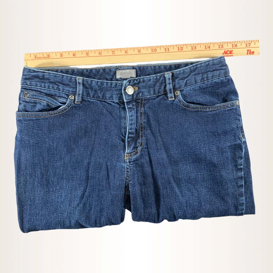 J Jill Jeans Sz 6 (30x26) Womens Bootcut Stretch Dark Wash Denim - Image 4 of 4