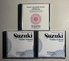 SUZUKI VIOLIN SCHOOL 3 CD Lot: Vol. 3  5  Soprano Recorder 1  2 Cerone/Toyoda