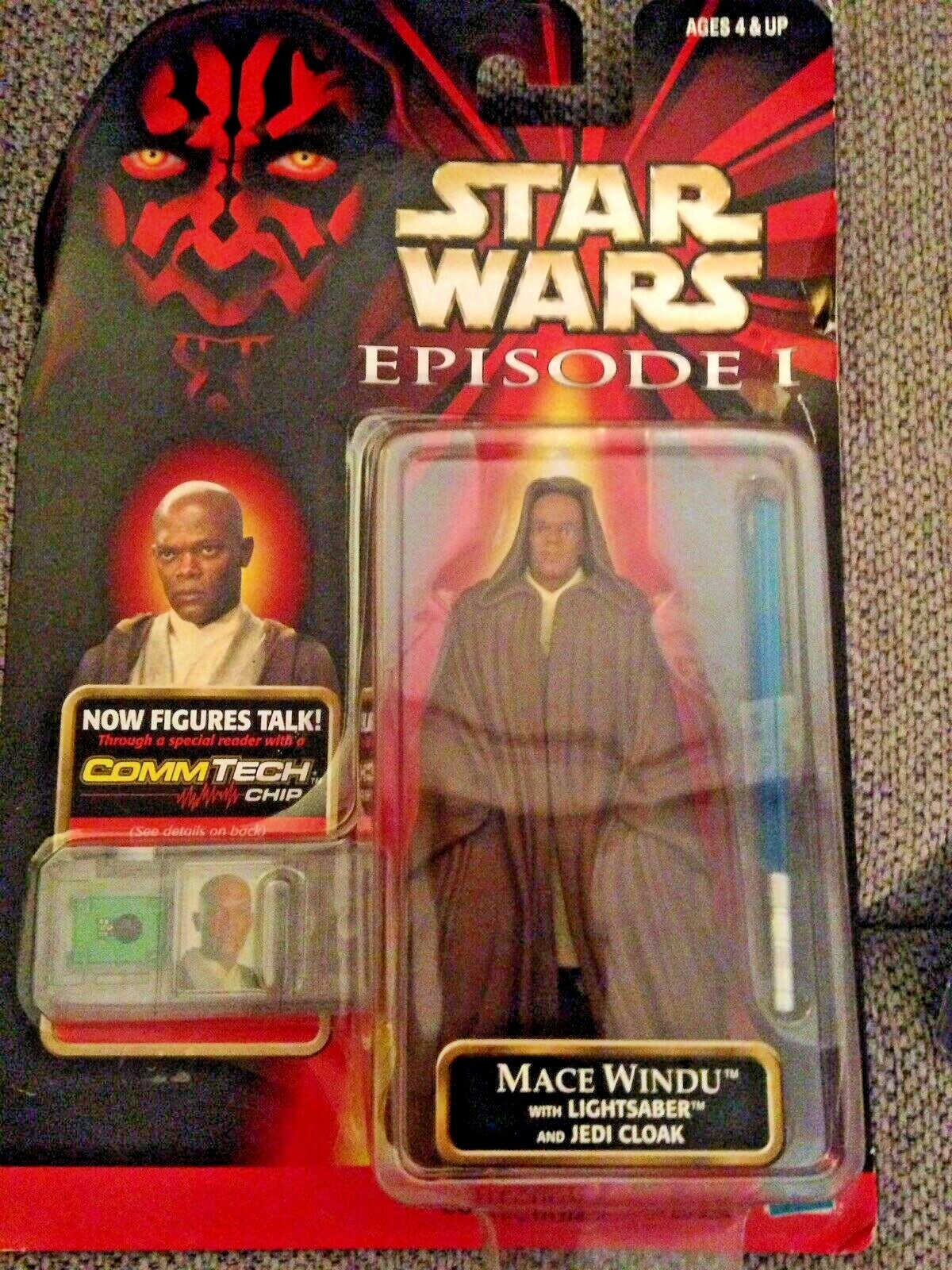 4 NEW STAR WARS Figures Episode 1, Windu, Panaka, 2 Anakin Comm Tech eBay