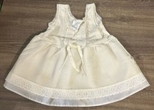 Vintage Sears Baby Toddler Girl Slip Dress Size 2 Lace Sleeveless Cotton Blend