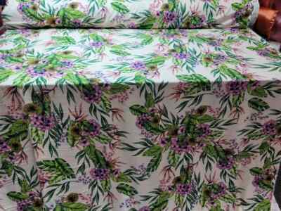 Tessuto In Rayon 24/ESTATE - Serie Pretty Heart - Stampa Fatta A Mano In HI - Italia - Foto 9