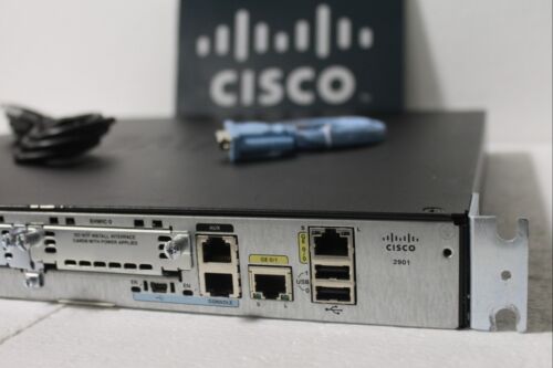 Cisco C2901-CME-SRST/K9 CISCO2901/K9 2900 Series 2901/K9 CME 2.5GB MEMORY - Picture 4 of 4