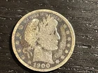 1900 US Barber Quarter Coin