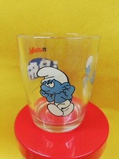 BICCHIERE NUTELLA PUFFI SCHLUMPF 2011 FERRERO VERRE GLASS PEYO