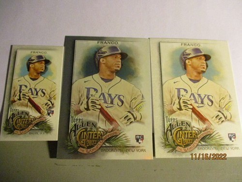 2022 ALLEN GINTER WANDER FRANCO HOT BOX ROOKIE CARD MINI BASE 