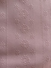 Pink Rectangular Tablecloth Cotton Blend 68 X 51 EXC