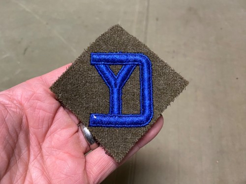 ORIGINAL WWI US M1917 WOOL TUNIC 26TH INFANTRY DIVISION SLEEVE INSIGNIA PATCH