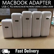 For Apple MacBook Pro Air Charger 140W 65W USB-C Power Cord Adapter USB-C Cable