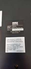 Console Sega CD Model 1992 Sewer Shark sealed ALL Working Mega Genesis