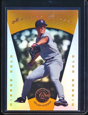 MARIANO RIVERA 1997 PINNACLE CERTIFIED #62 MIRROR GOLD REFRACTOR PARALLEL SP