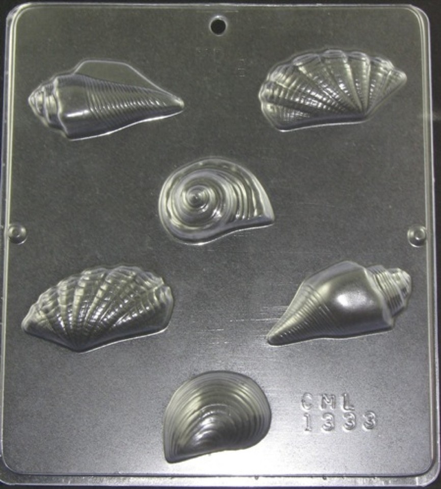 Sea Shells Seashells Chocolate Candy Mold 1333 NEW | eBay