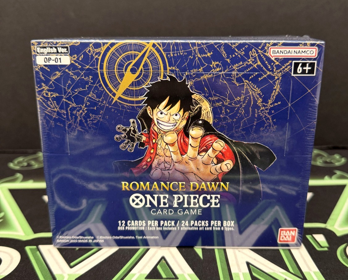 2022 One Piece (OP01) Romance Dawn Booster Box (Wave 1 - Blue) - Factory SealedRCH IS ACCEPTING CONSIGNMENTS! UP TO 95% PAYOUTS!