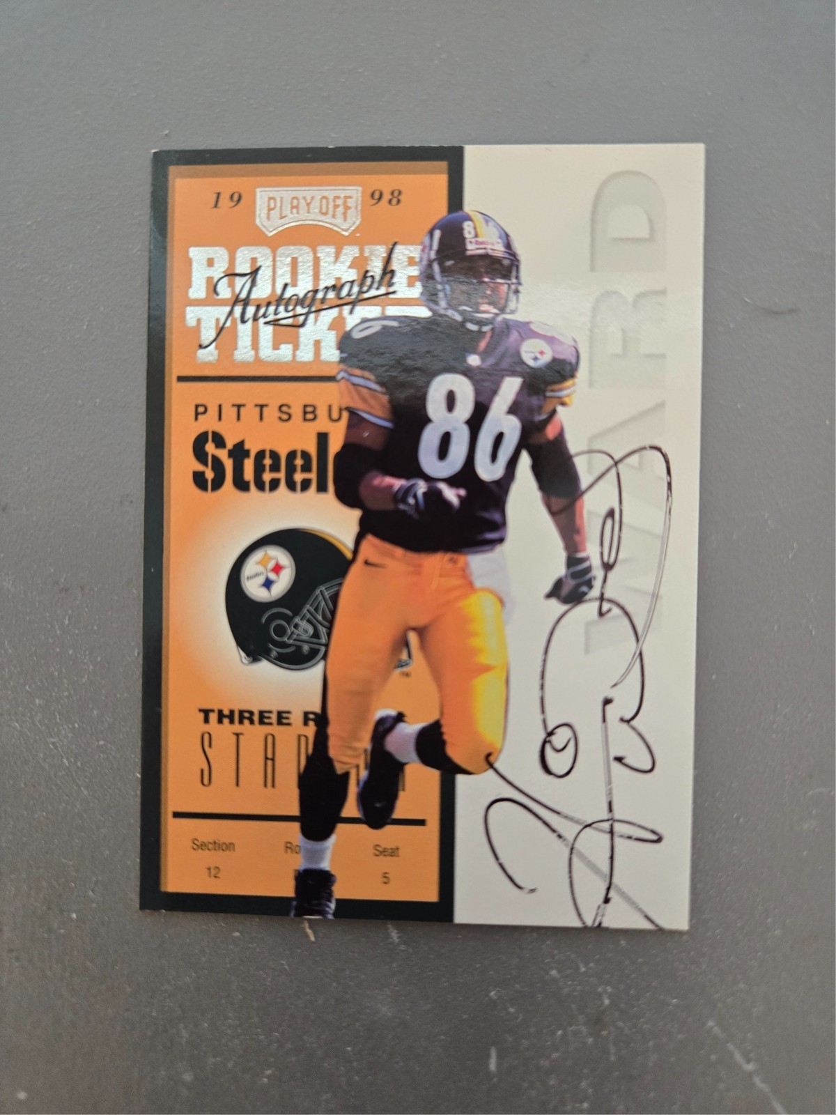 Hines Ward Playoff Contenders Ticket #94 Base