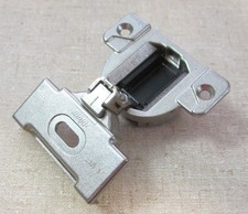 NEW Blum COMPACT 110  Hinge 30.310-11.02 w/130.213-01.23 Wrap Plate, 1-1/4" O.L.