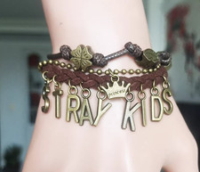 STRAY KIDS VINTAGE BRACELET BANG CHAN LEEKNOW FELIX HYUNJIN HAN KPOP FANMADE L28