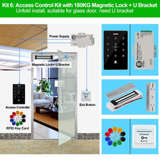 Outdoor Access Control System Kit Set Waterproof RFID Keypad 125KHz 13.56MHz...