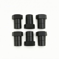 6 Pieces Woodworking Bench Stop Aluminum Alloy Hardware Machined for