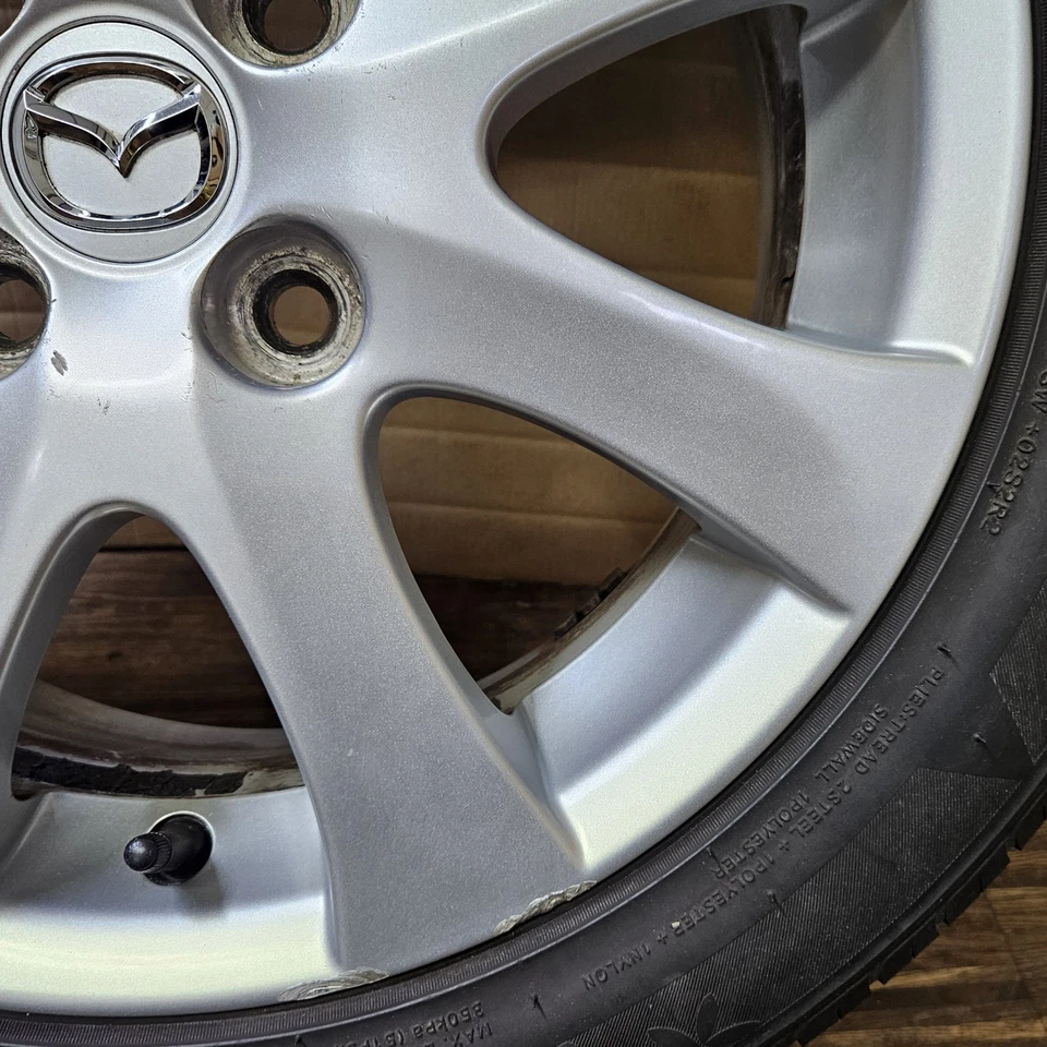 1 original Mazda 2 DE DH 15 Zoll Alufelge 6x15 ET45, 9965P56050, 185/55 R15 - Bild 4 von 4