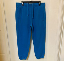  LARGE Calvin Klein Blue Subtle Sweatpants Jogger Soft Men's Pants