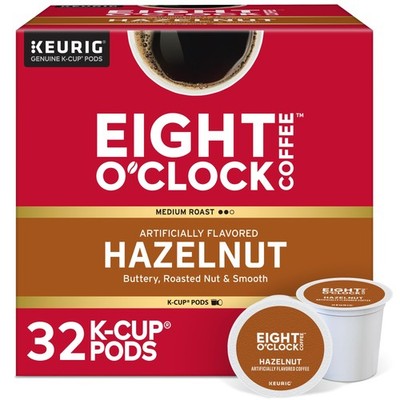 Hazelnut SingleServe Keurig KCup Pods, Medium Roast Coffee Pods, 32 Count
