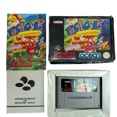 Push-Over Super Nintendo SNES Boxed PAL mit Anleitung OVP