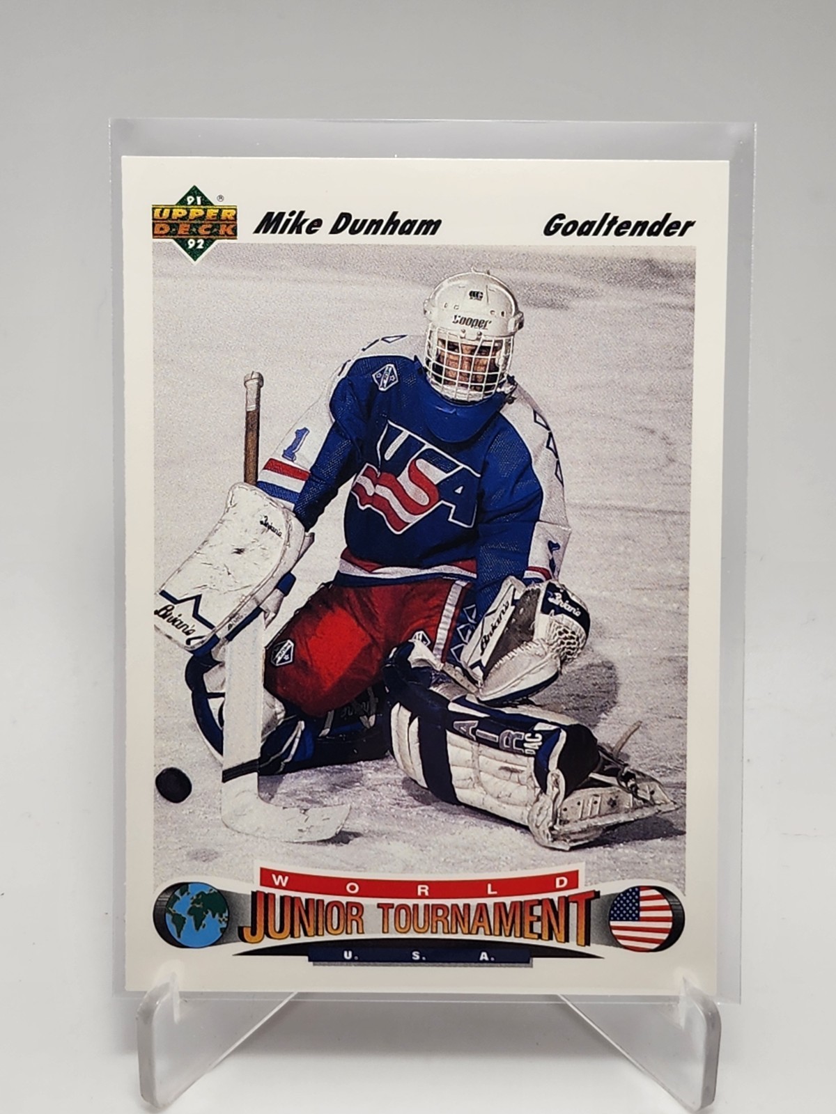 1991-92 Upper Deck #693 Mike Dunham (RC)