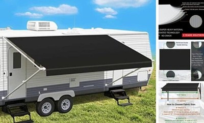  RV Awning Fabric Replacement Motorhome Camper Trailer Awning Fabric Super 