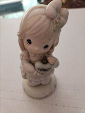 Precious Moments "The Most Precious Gift of All" Girl Holding Heart Figurine