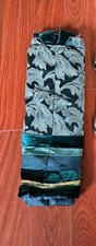 NEW with tags Green Brocade and Velvet Christmas Tree Skirt