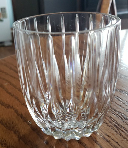 Mikasa Park Lane 3 7/8" Tall Lead Crystal Double Old Fashioned Glass 8 oz.