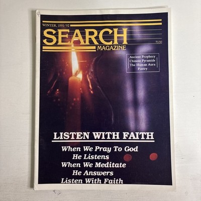 SEARCH Magazine Winter 1991-92 Ancient Prophecy Chinese Pyramids Human Aura UFO