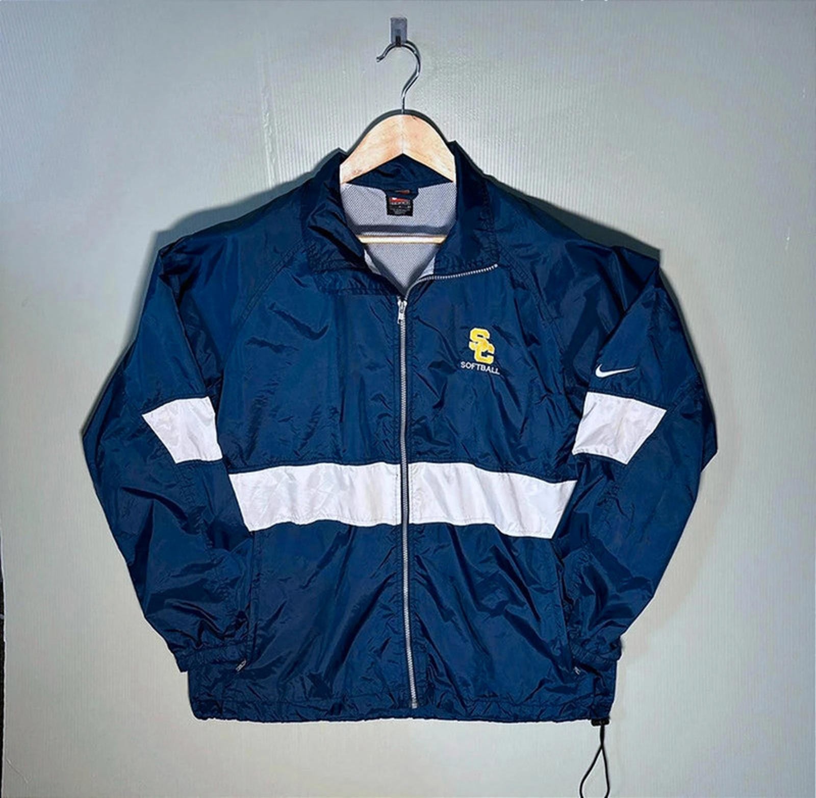 SACAI X NIKE Giacca a vento Nike Team SC Softball Navy Bianco Taglia L