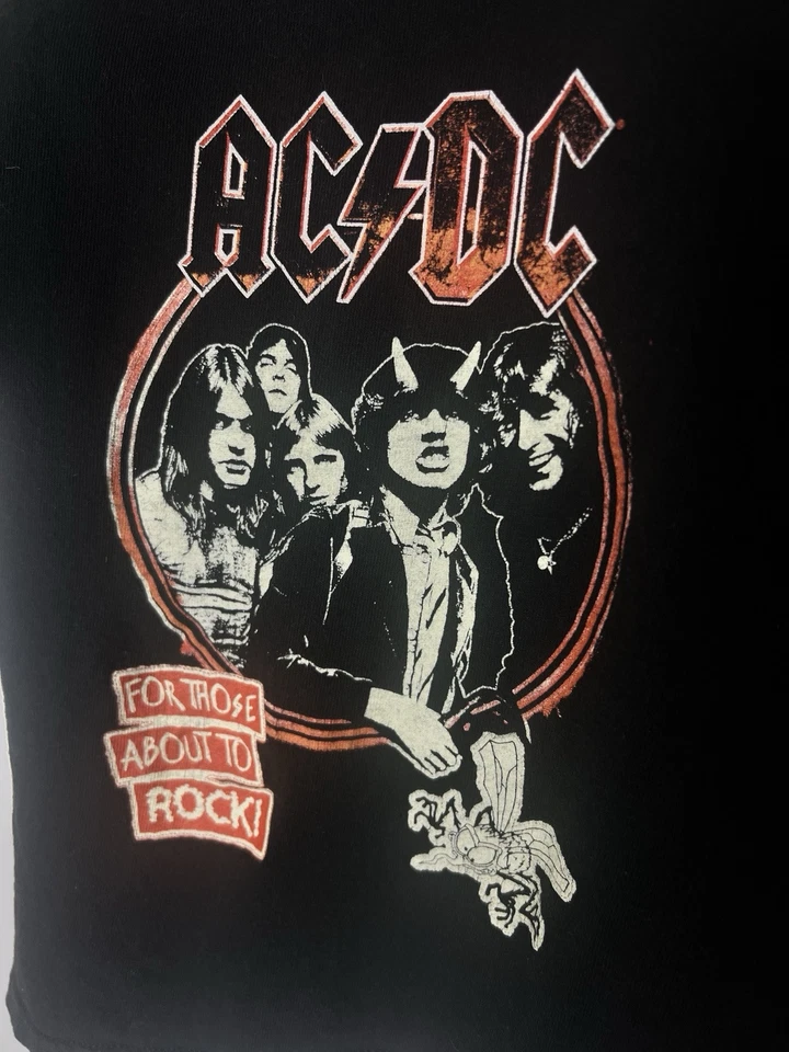 Camiseta para niños AC/DC For Those About To Rock Rock and Roll Music Band 4T Foto 2 de 4