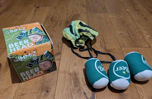 Beer Head Party Game     cap sponge balls   garden game 