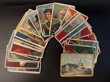 30+ Antique Royal Bengals Little Cigars Tobacco Cards Heroes of History Lot DS9