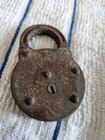 Old Vintage Antique Strong Lever  Padlock. No Keys  — photo 3