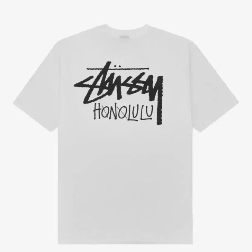 Stussy Honolulu Short Sleeve T-Shirt White S