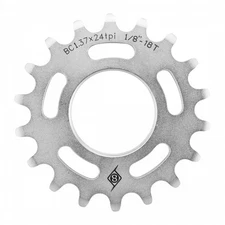 Origin8 18T Coated ChromeMoly Track Cog - Rust-Resistant, Ultra-Strong, 1/8in