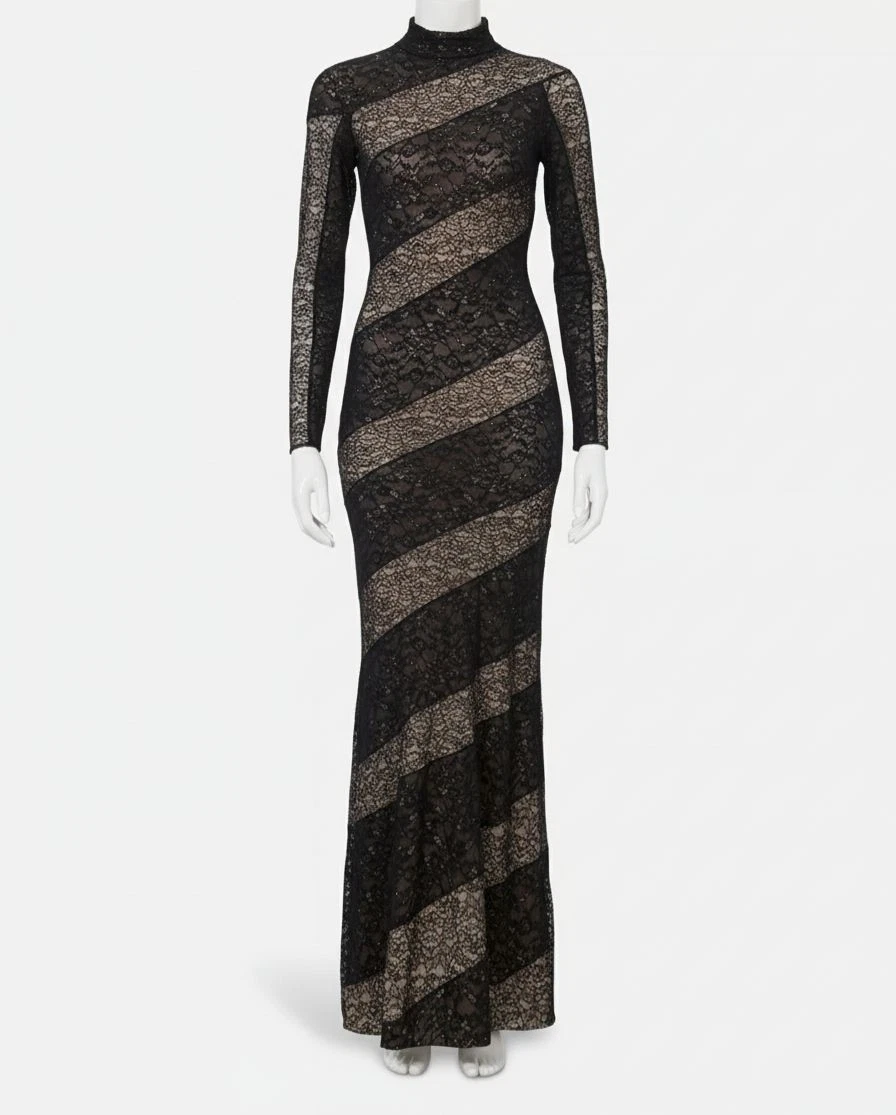 Lace Black Maxi Dresses for Women for sale | eBay