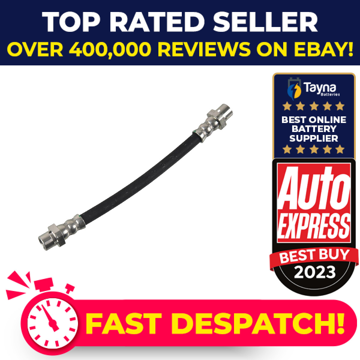 Brake Hose fits BMW 335 3.0 Rear Inner 06 to 13 Hydraulic 34306762838 Febi New