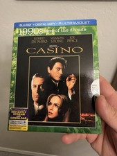 Casino Blu-ray Robert De Niro NEW  Sealed W/ Slipcover Sharon Stone, Joe Pesci