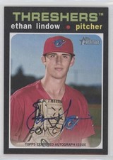 2020 Topps Heritage Minor League Edition Real One Ethan Lindow #ROA-EL Auto 5dx