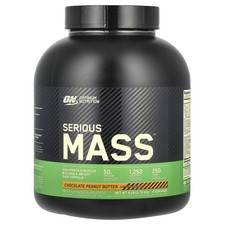 Serious Mass , Chocolate Peanut Butter, 6 lb ...