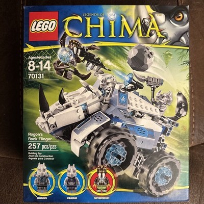 LEGO LEGENDS OF CHIMA 70131 Rogon's Rock Flinger. New. Sealed.