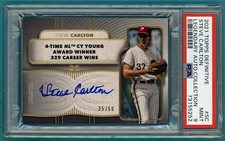 2021 Topps Definitive Steve Carlton Legendary Autograph Collection /50#SC PSA 9!