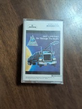 On Through the Night by Def Leppard Cassette Tape Plays Good