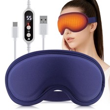 Electric Massage Eye Mask Heated Therapy for Relieve Eye Fatigue,Dry Eyes, Styes