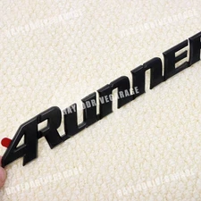 Rear Trunk Lid Badge For1996-2002 4runner Letter Emblem Black Replacement Raised