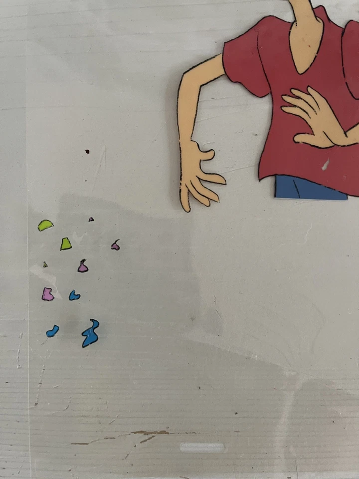 Shaggy Of Scooby Doo - 3,5 x 5 pulgadas - Celda de 12x10 pulgadas - Auténtica década de 1970 HB 40 B11 Foto 2 de 4