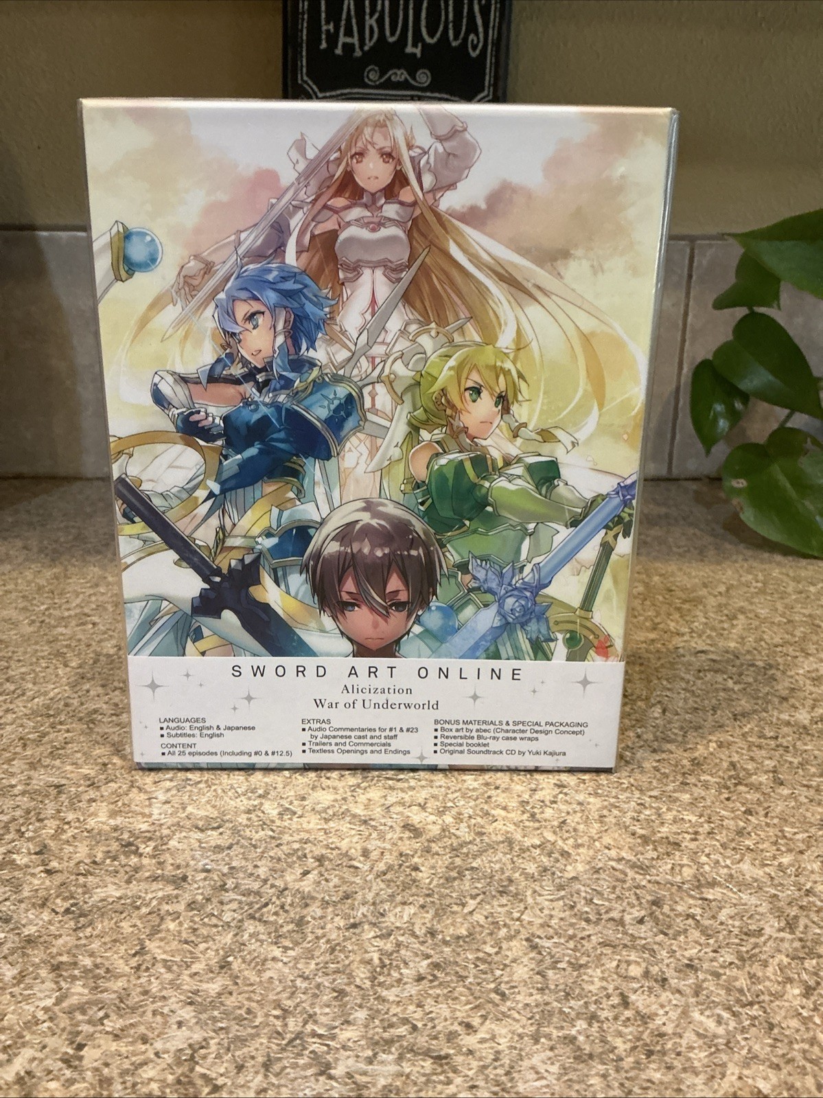 Sword Art Online Alicization War of Underworld Limited Edition Blu-ray Box Set